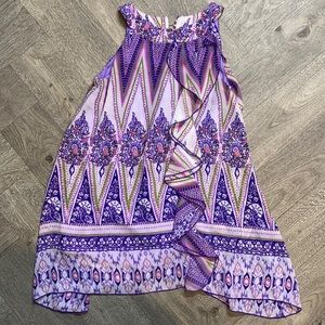 Purple Print Tee/ Dress